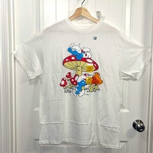 Smurfs Mushrooms Tees